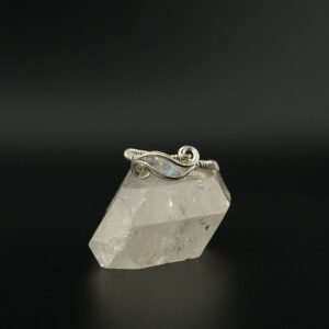 Moonstone Sterling Silver Ring | Size 9.5