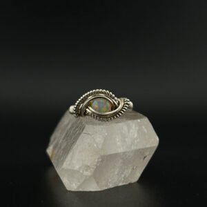 Opal Sterling Silver Ring | Size 6.5
